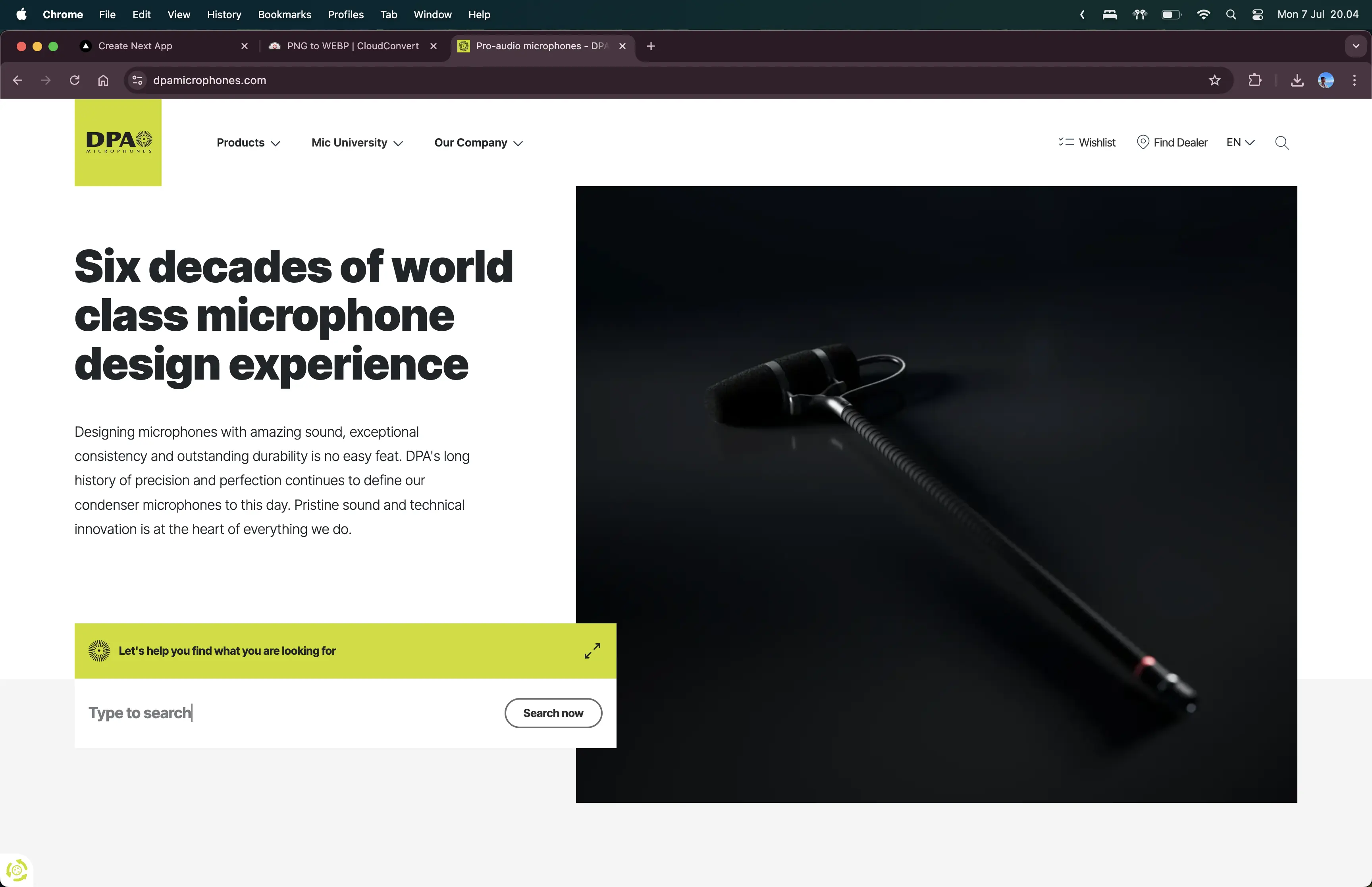 DPA Microphones Revamp