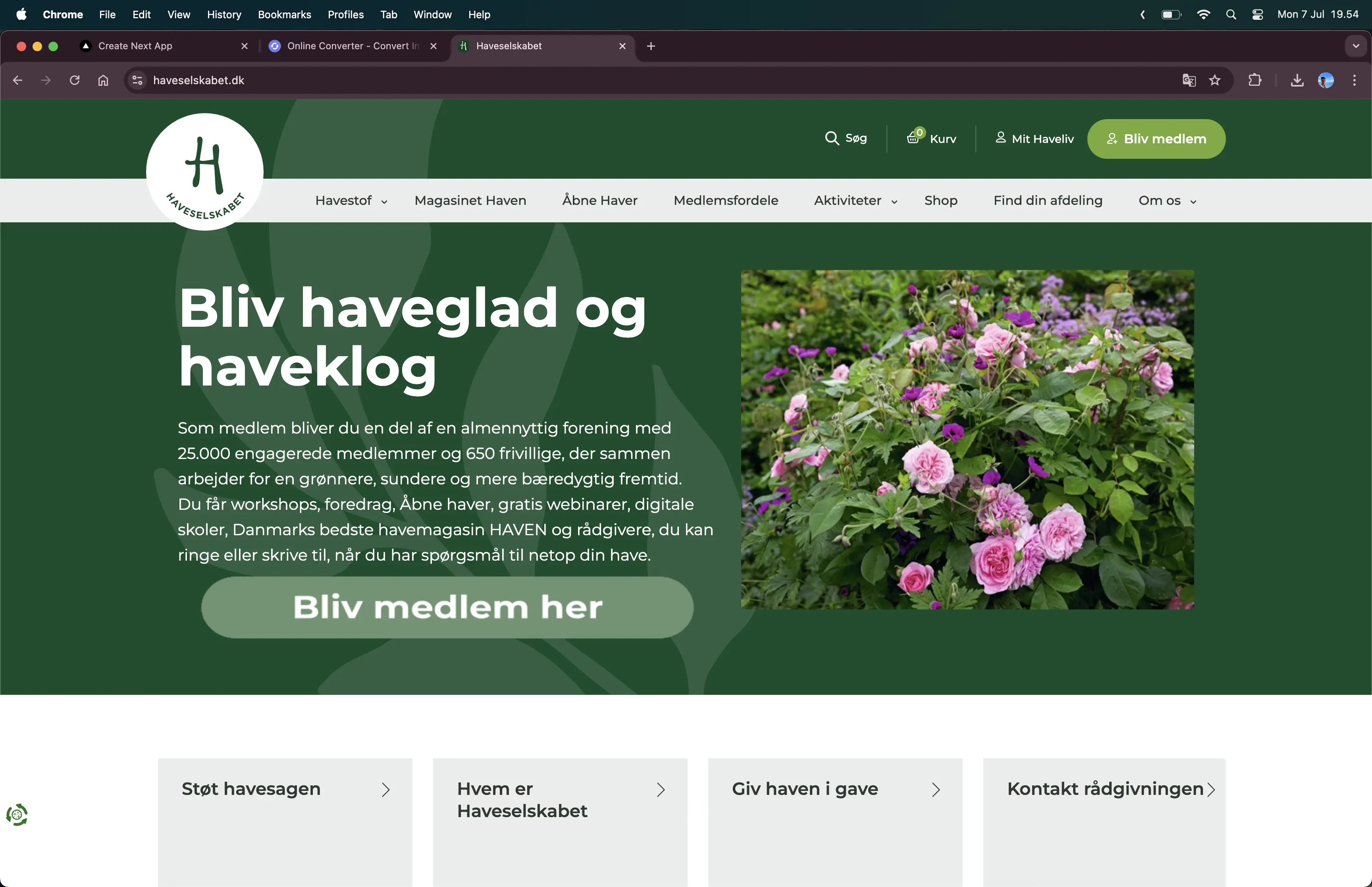 Haveselskabet Data Sync